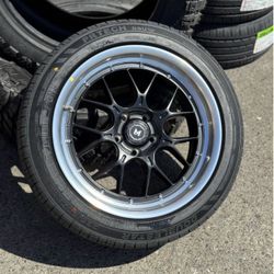 MFLOW MFL2 18x8.5 5x114.3 +35 Wheels Tires Accord Civic Camry G35 G37 Q50 Avalon Sonata IS250 GS300