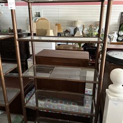 Glass Display Shelves (set Of 2)