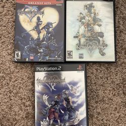 Kingdom Hearts 1, 2, Chain Of Memories - PlayStation 2