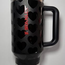 2026 Stanley X DSG Valentine's Day - BLACK LOVELY - 40 OZ Protour Tumbler - Limited Edition