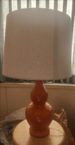 Orange Table Lamp