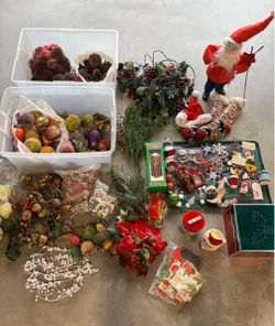 Lot of Holiday Thanksgiving/Christmas Decorations