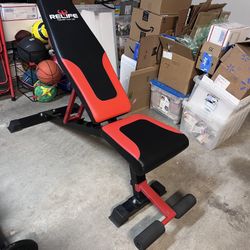 Workout Bench Weights Lifting Workout Bench Adjustable 