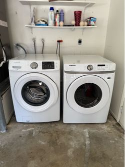 Samsung Front-Load Washer & Gas Dryer Set (Must Go)