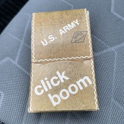 Vintage U.S. Army Click Boom Box