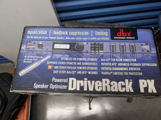 dbx DriveRack PX Powered Speaker Optimizer W/ Manuals