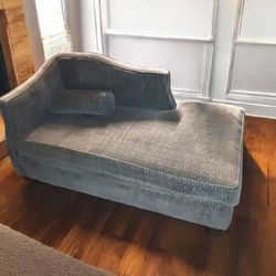 La z Boy Chaise Lounge Sofa Grey 