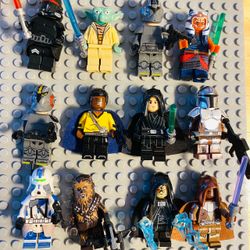 Star Wars Character Lot 12pc Minifigures Droids Weapons LEGO Compatible