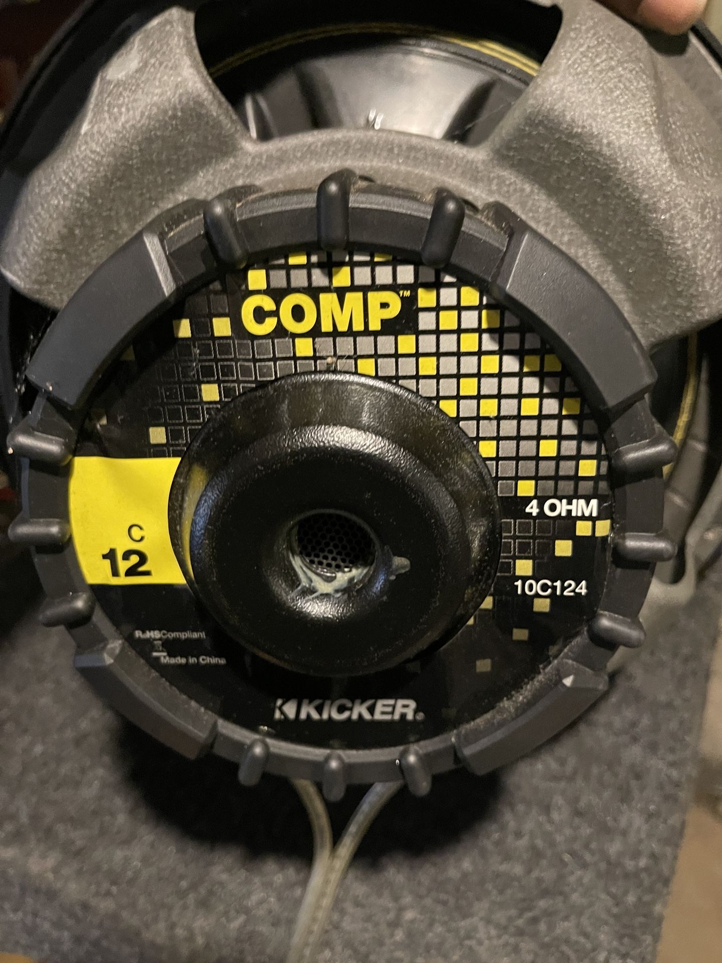 Kicker Comp 12” Single Voice Coil 4ohm