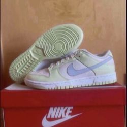 Nike Dunk Low Retro "Lime Ice" Soft Pink Womens Size 9 Womens/ 7.5 Mens Brand New