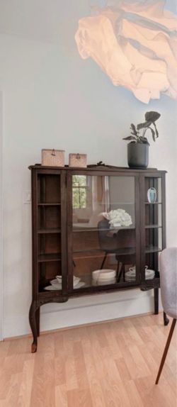 Antique glass curio