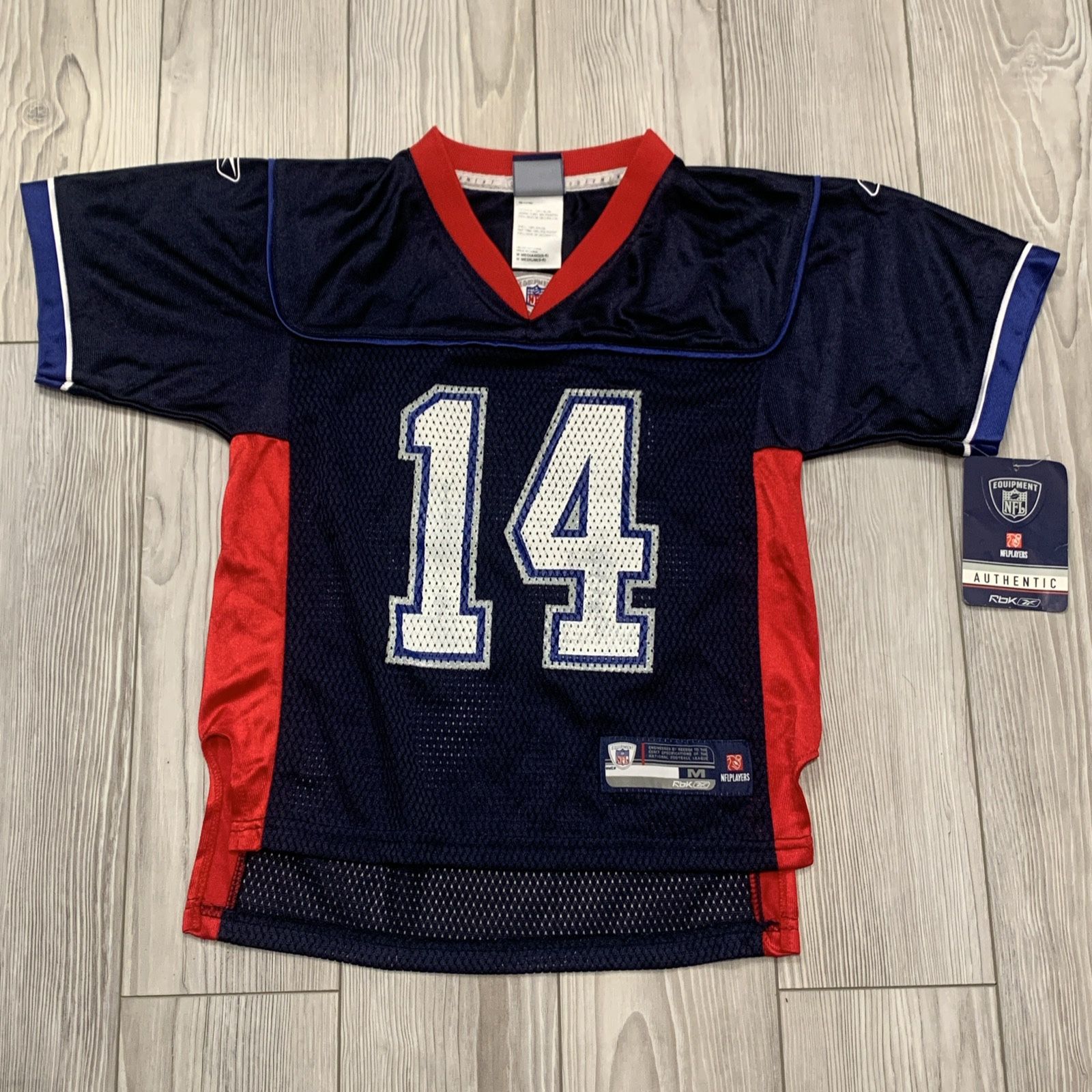 Vintage Buffalo Bills Jersey Reebok Ryan Fitzpatrick #14 (Size: YOUTH Medium)