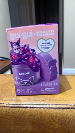 gui gui Hello Kitty & Friends Kuromi Clear Slime Kit, Blackberry Scented