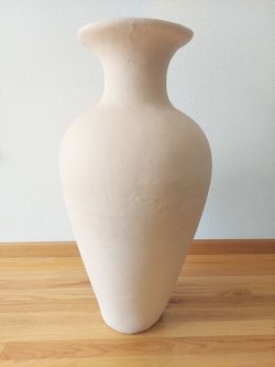 33" HIGH Floor clay vase only $25