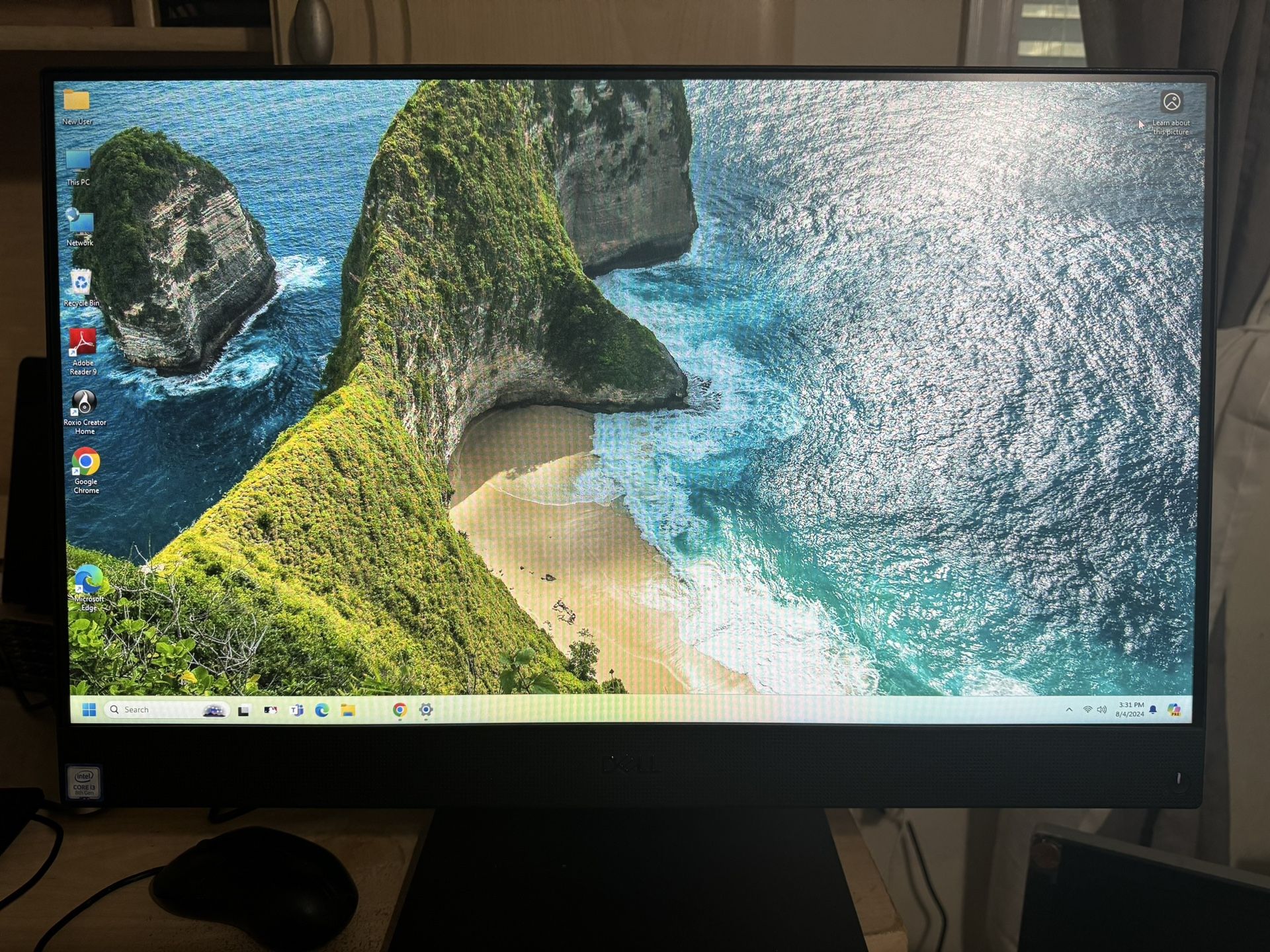 Dell OptiPlex 7460 All-In-One i3-8100. 3.6GHz, 1TB Hard drive 32GB RAM Windows 11