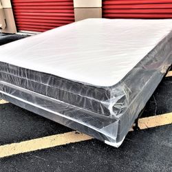 New QUEEN MATTRESS and BOX SPRING 2PC