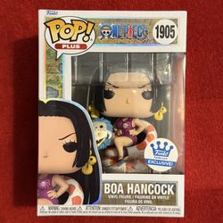 Funko Pop Animation One Piece Boa Hancock #1905 Funko Exclusive Soft Protector