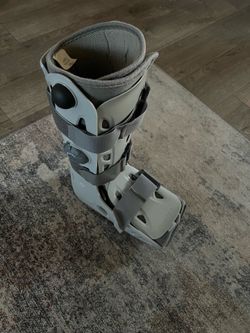 Walking boot size large.