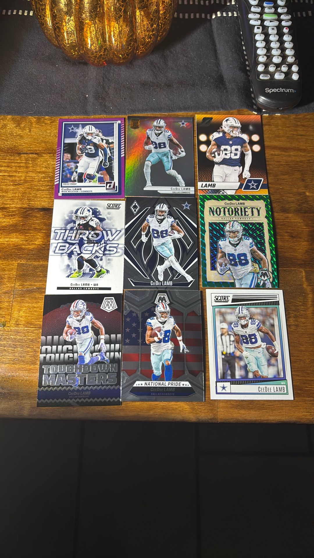 9 Card CeeDee Lamb Lot