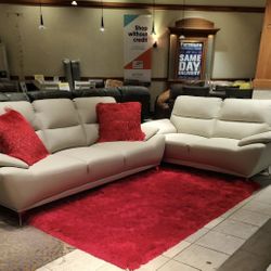 COMFY NEW VALENCIA SOFA AND LOVESEAT SET ON SALE ONLY $699. IN STOCK SAME DAY DELIVERY 🚚 EASY FINANCING 