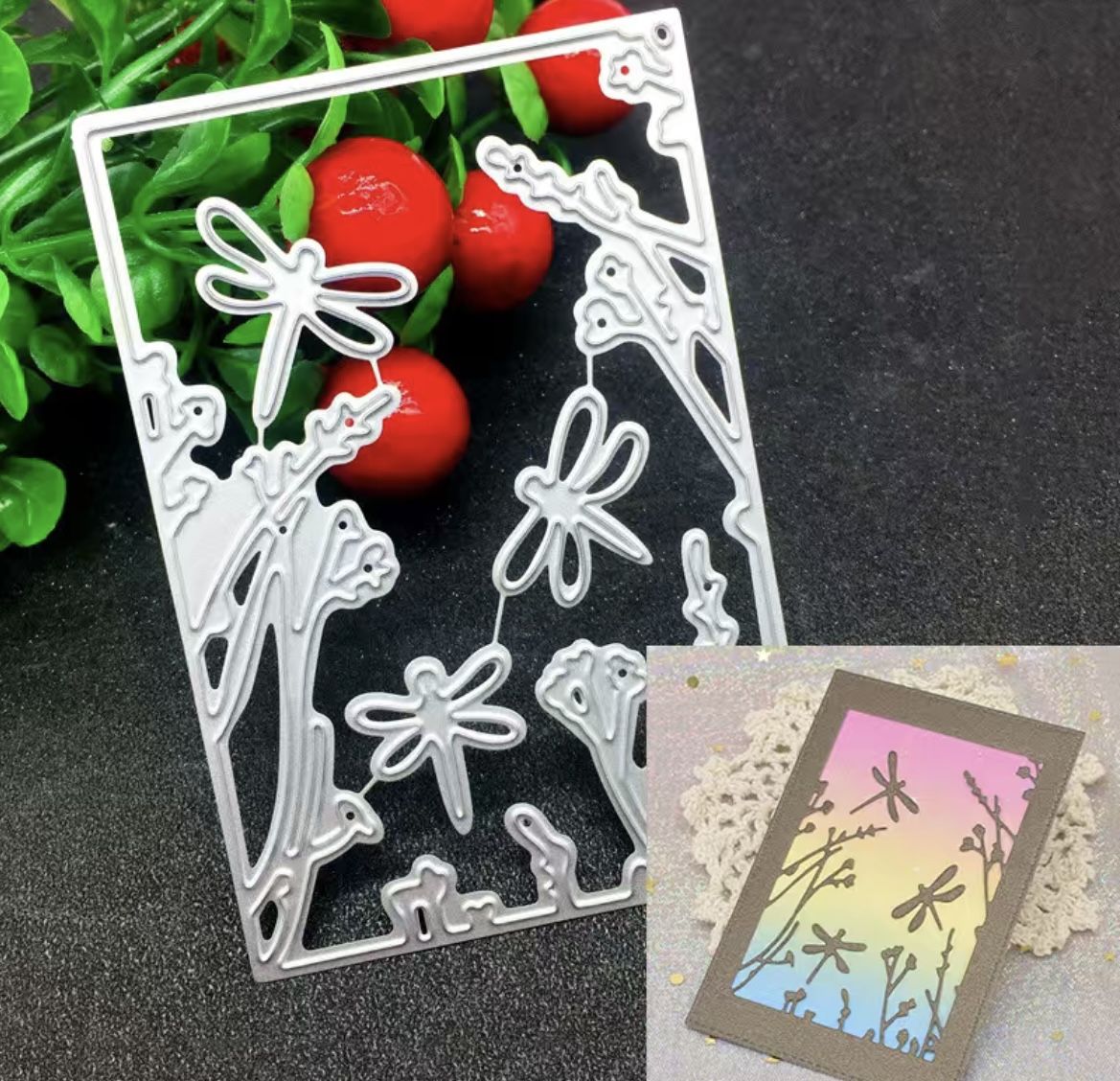Dragonfly Card Front Cut Out Die
