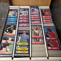 Huge Box Of 1986 Fleer Baseball Cards Over 3,000 Cards