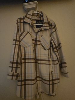Hollister Plaid Flannel Shacket