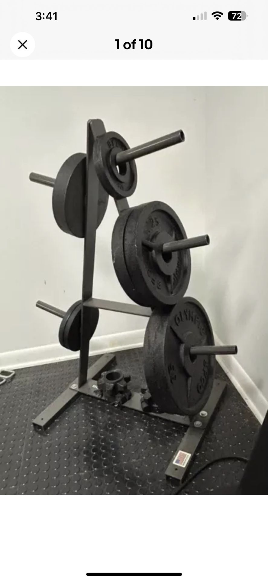 BFCO Olympic Weight Plates 245 Pounds Total