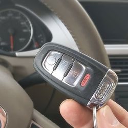 Audi new key fob