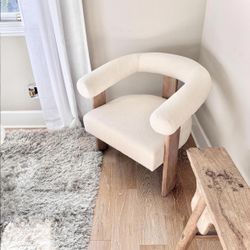 Cream Accent Chair NEW IN BOX