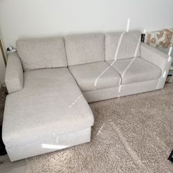 Living Spaces Doheny Reversible Sofa With Storage