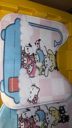 Sanrio Characters Bathroom Rug Set