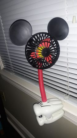 Mickey Mouse clip on fan