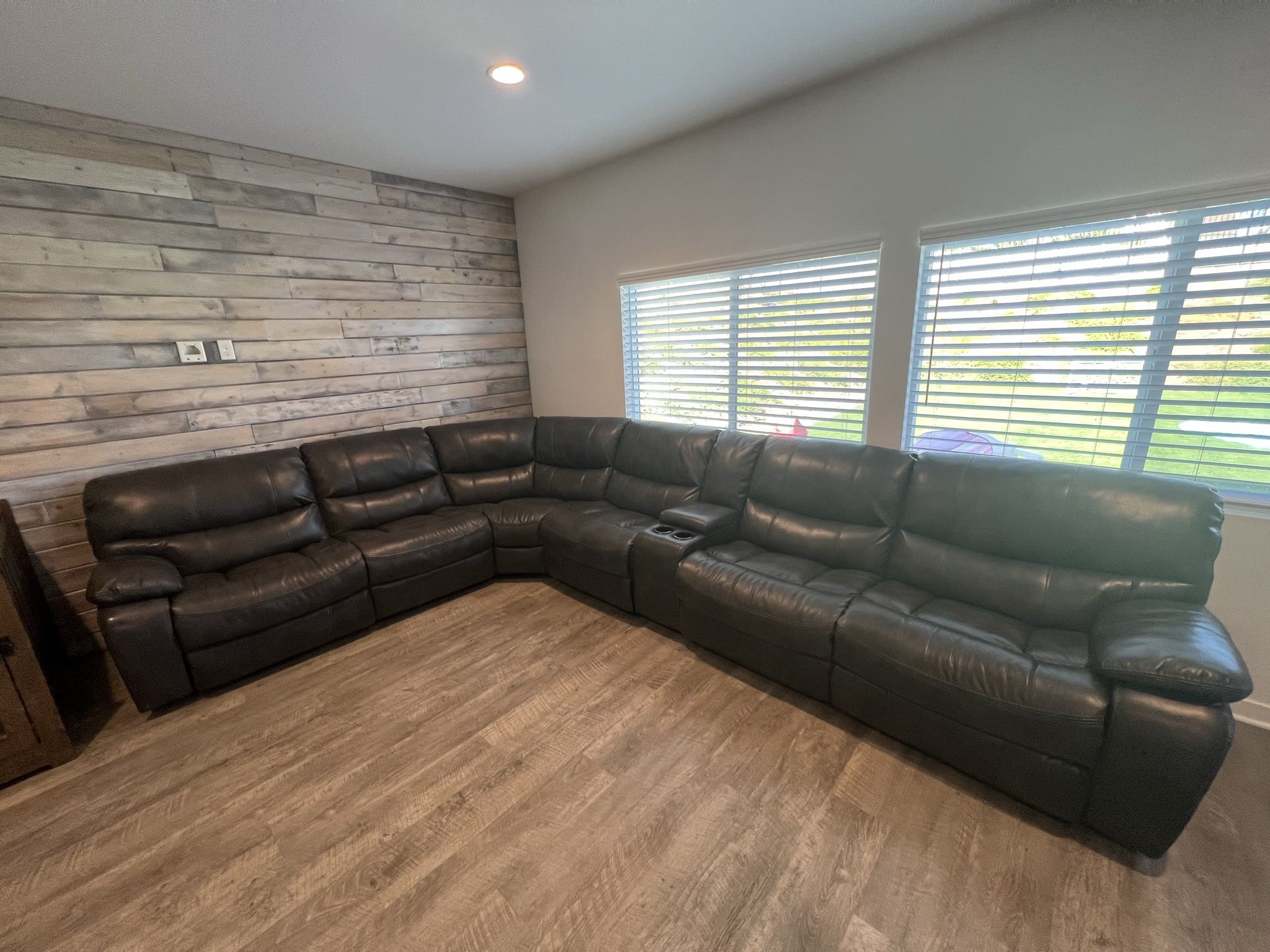 Ashley’s Leather Couch