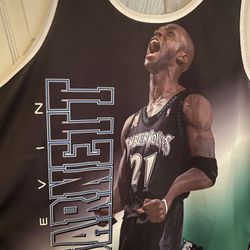 Kevin Garnett Custom Timberwolves Jersey 