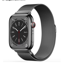 Original Stainless Steel Milanese Loop Compatible with Apple Watch Band 38mm 40mm 41mm 42mm 44mm 45mm 46mm 49mm, Magnetic Clasp Band for iWatch Series