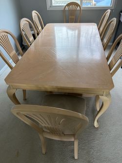 Dining Table Set with 8 Chairs