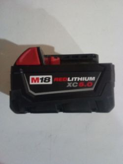 Milwaukee M18 Red Lithium XC 5.0 Battery Pack