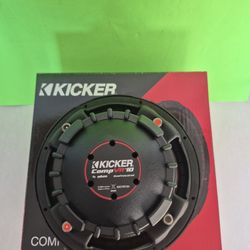 KICKER ( 1 ) 10 INCH DUAL 4 OHM VOICE COIL CAR SUBWOOFER 700 WATTS