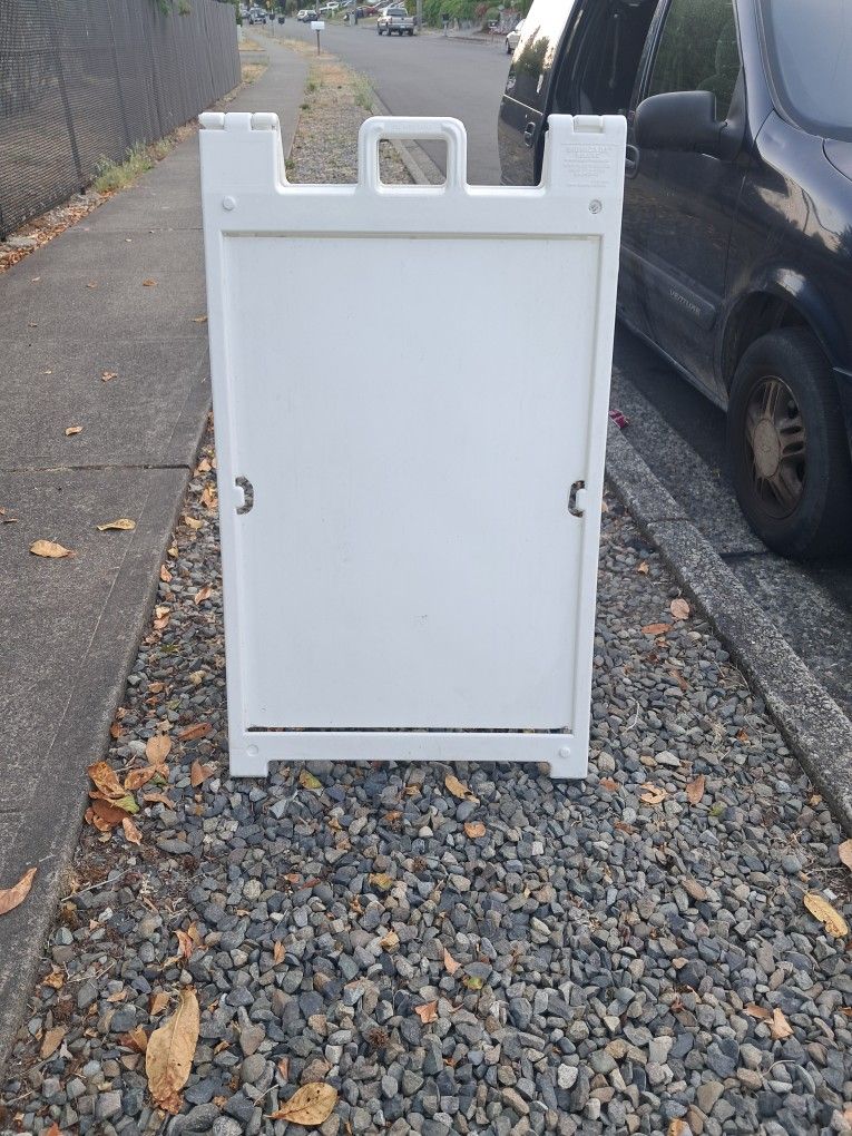 Plastic A Frame Sign