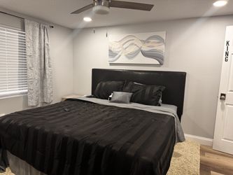 Queen Mattress, Frame and Headboard