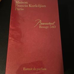 Baccarat rouge 540 