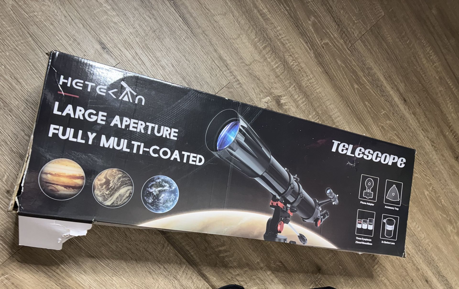 Hetekan Large Aperture Telescope – Brand New – $175