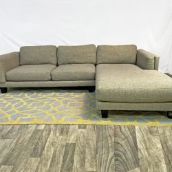 ( Delivery Available ) Room and Board Cade Large Beige Sectional Couch