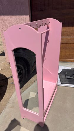 Pink dresser