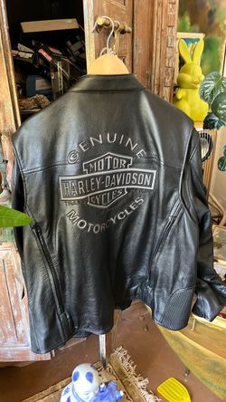 Harley Davidson, leather jacket 3XX