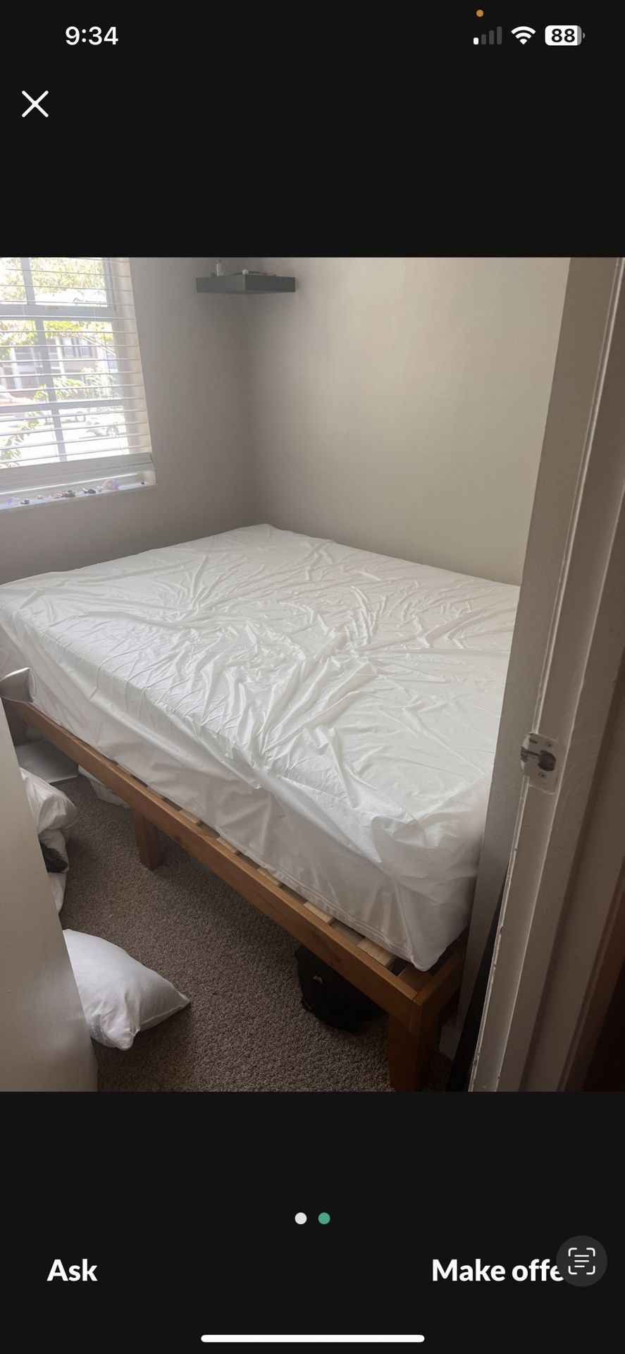 Brand New Bed Frame And Brand new mattress