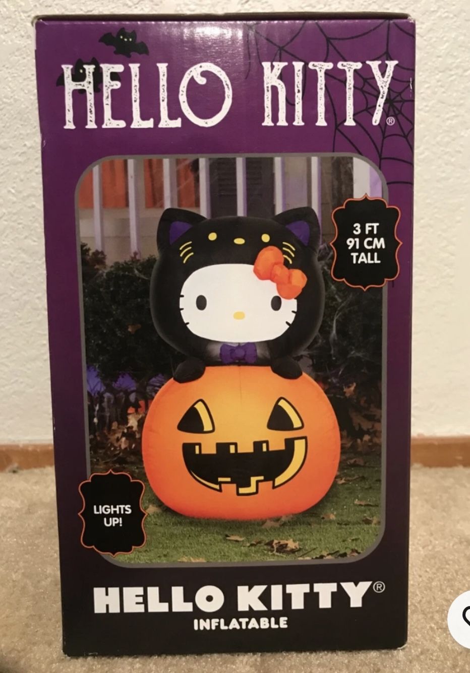 Sanrio Hello Kitty Halloween Inflatable. New In Box.