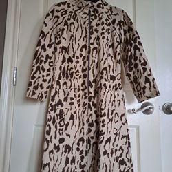 Winter  leopard skirt/jacket