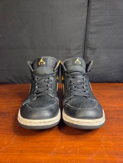 ✨ Air Jordan 1 Mid 'Black Metallic Gold' (Size 10.5) ✨